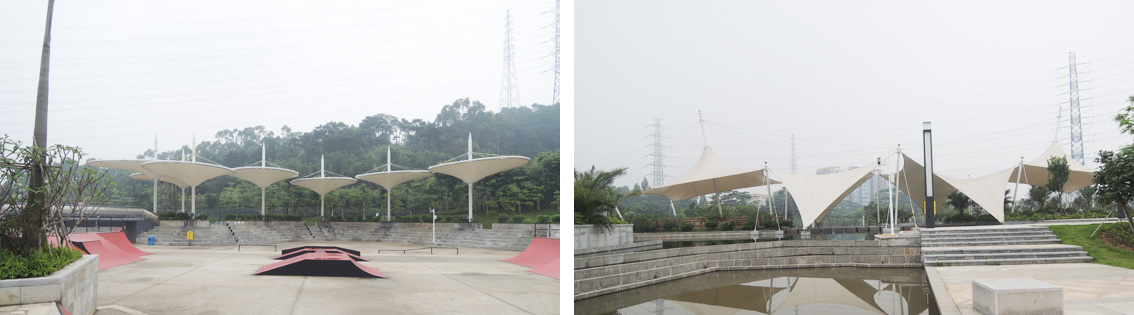 東莞黃旗山公園景觀膜結(jié)構(gòu)項目